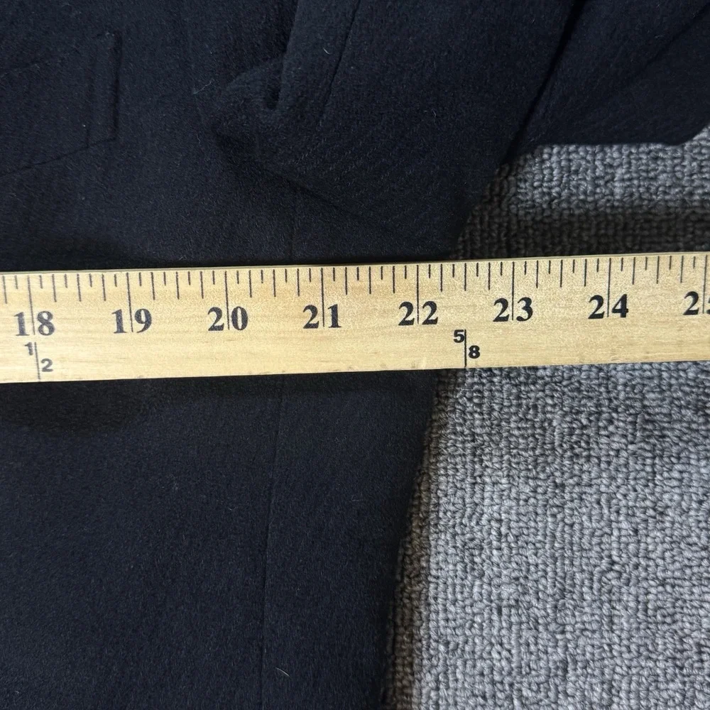 Ermenegildo Zegna Men Pure Cashmere Solid Black Blazer‎ Missing Size Tag Vintage